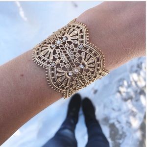 Queen’s Lace Statement Bracelet